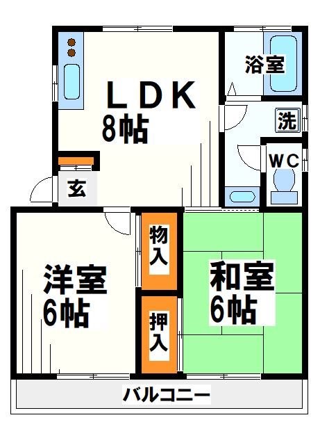 リバーハウス   間取り
