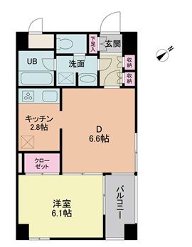 コートプラザ調布  間取り