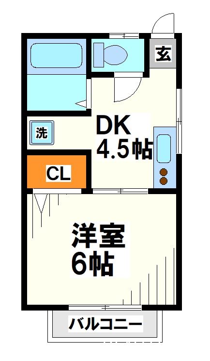峯尚ハイツⅡ 間取り