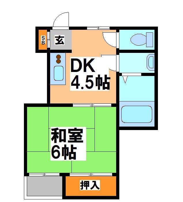 メゾンドールFT   間取り