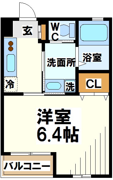 スカイハイツ国領 間取り