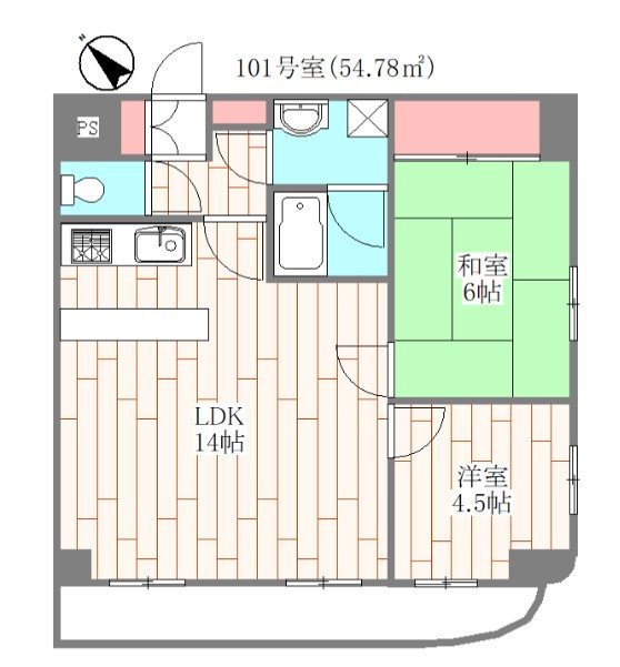 グリーンガーデンⅠ 間取り