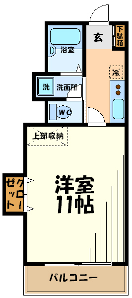 エクレールヤクモ  間取り