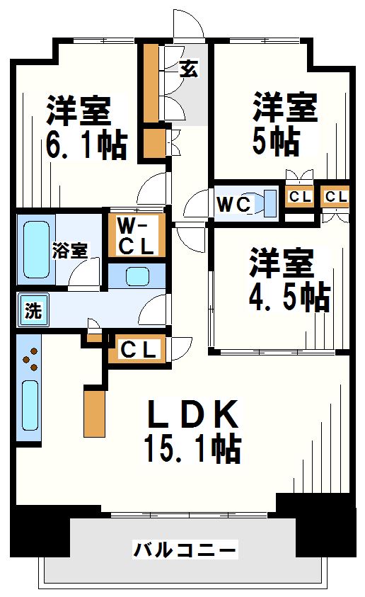シティハウス調布北ステーションコート 間取り