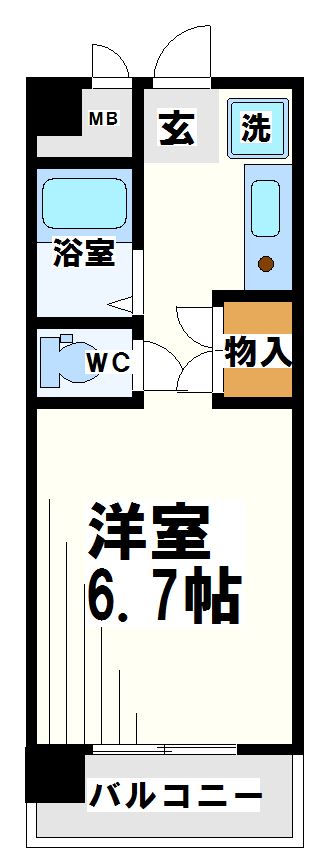 エステージ西調布  間取り