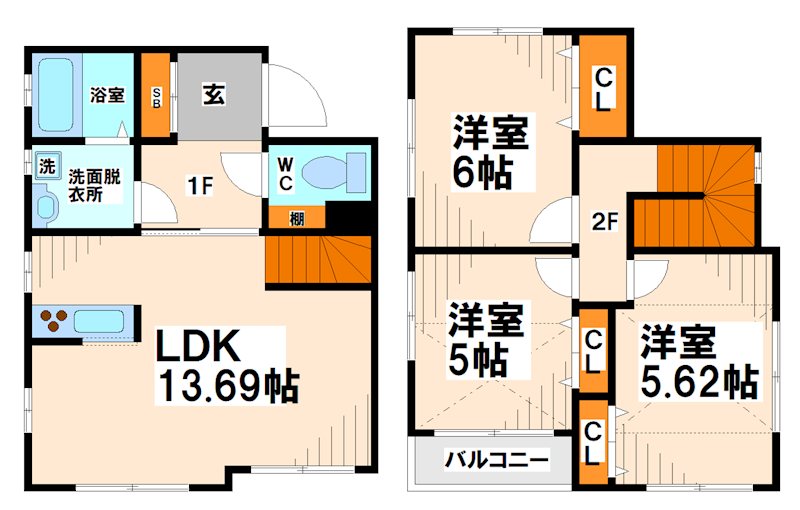 府中市天神町新築計画    間取り