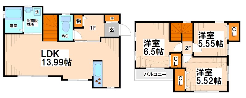 府中市天神町新築計画    間取り