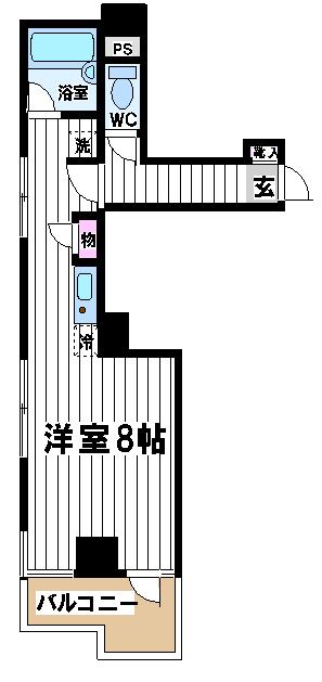 メインビル調布   間取り