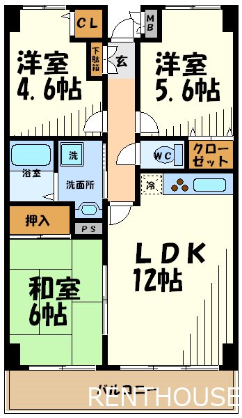 グリーンビレッジタナカ    間取り