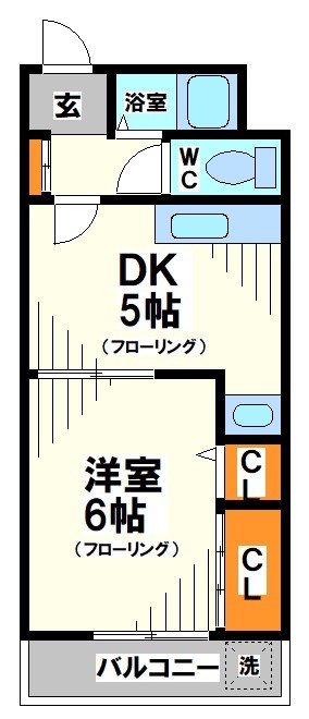 朝倉コーポ  間取り