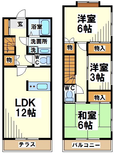 テラスガーデン   間取り