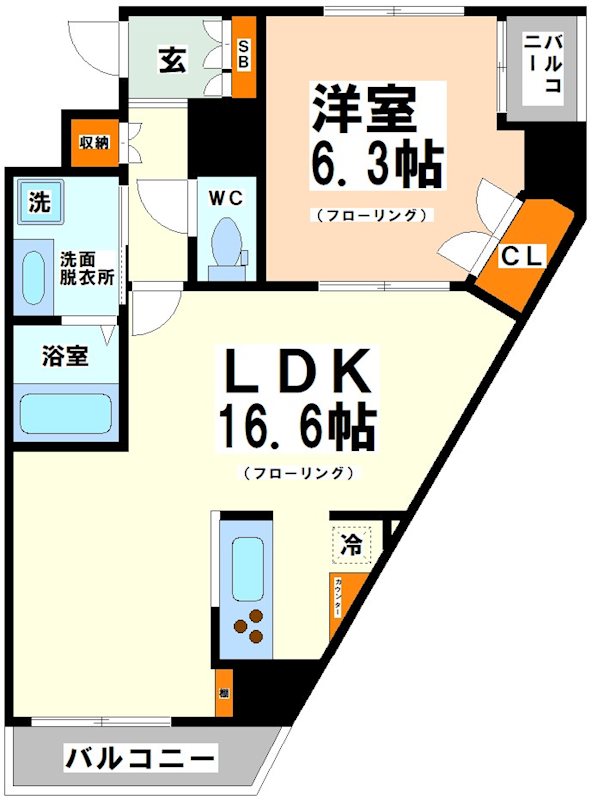 ARKMARK上北沢（アークマーク上北沢） 間取り