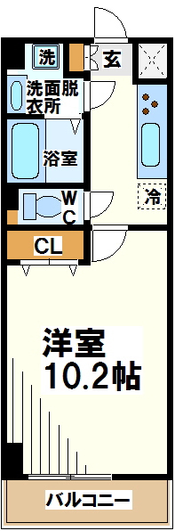 クラスターワン   間取り