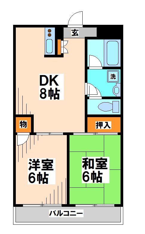 マンションセラヴィ  間取り