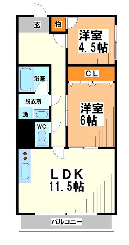 モンテフレンテ 間取り