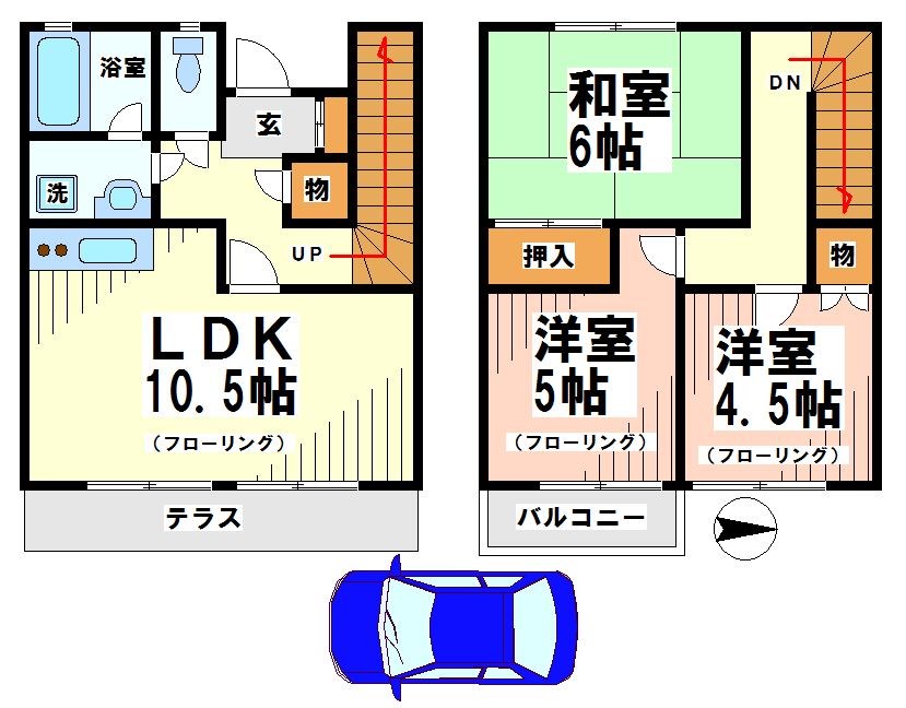 フローラルハイムトキエ 間取り