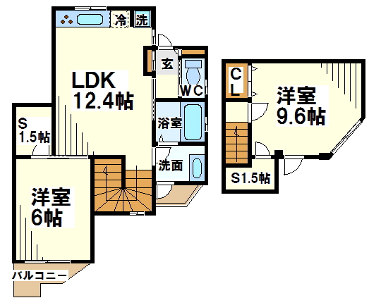 ルナハウス【当社管理物件】  間取り図