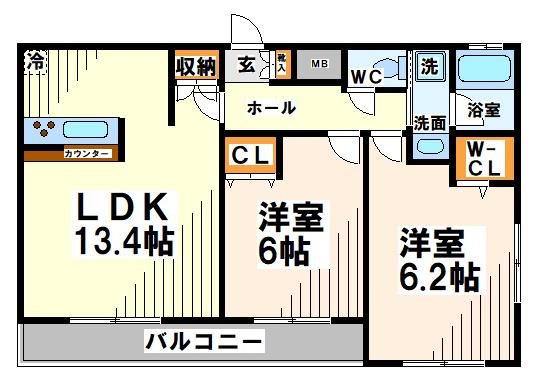 ウィステリア浅間  間取り