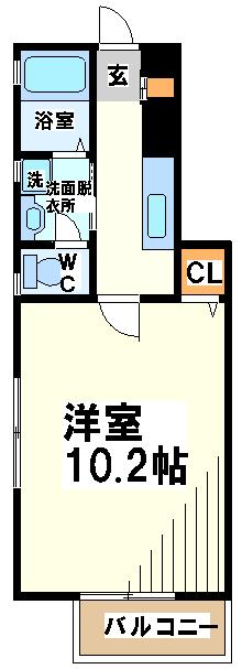 バンシェーネル  間取り