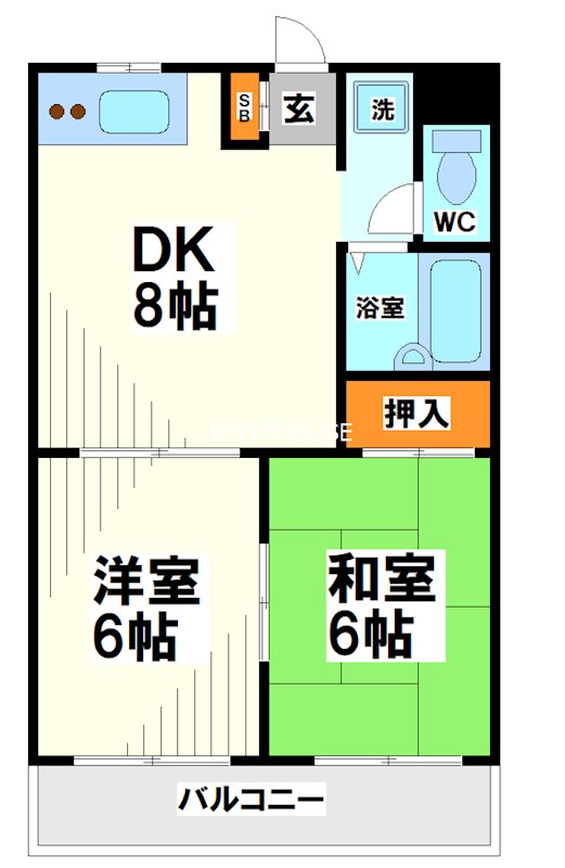 ニューカレード  間取り