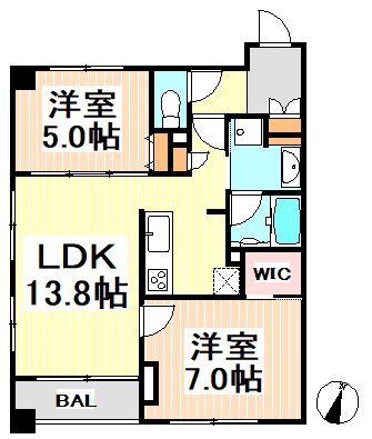東京都世田谷区松原２丁目 間取り