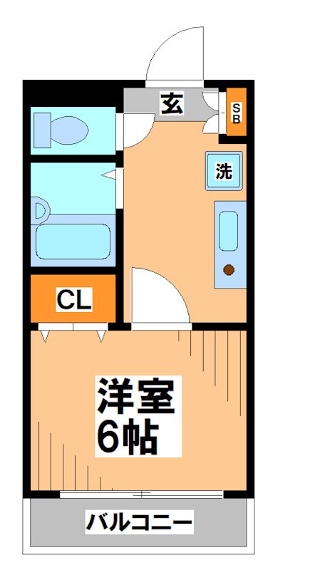 ハイツ神代   間取り