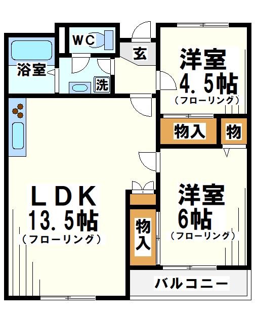 調布住宅   間取り