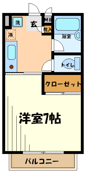 ハイツHIRO   間取り