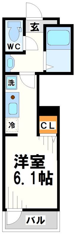 メルディア調布   間取り