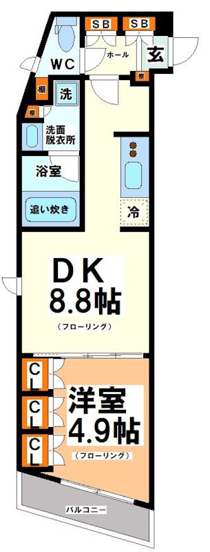 東京都渋谷区笹塚２丁目 間取り