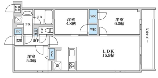 S-RESIDENCE富士見ヶ丘afford   間取り