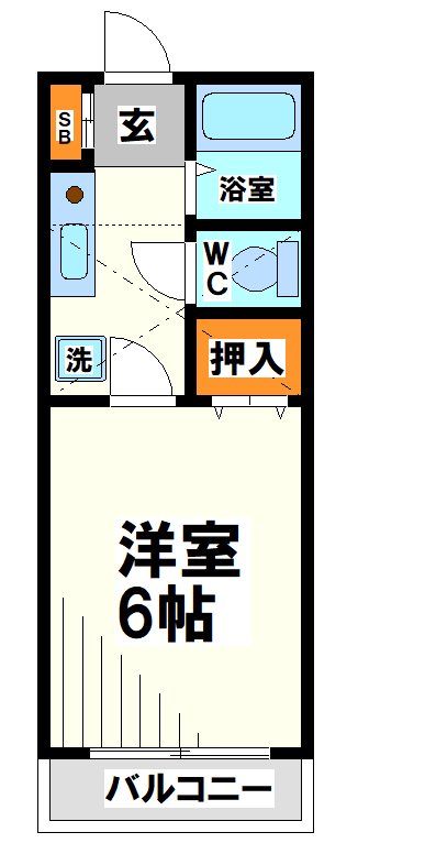 リファインド調布Ｂ 間取り