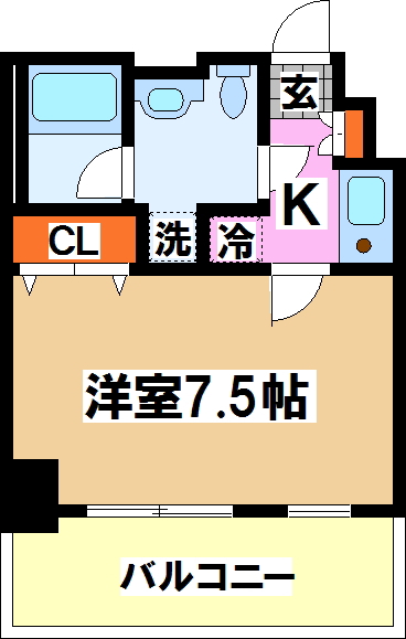 東京都渋谷区幡ヶ谷２丁目 間取り