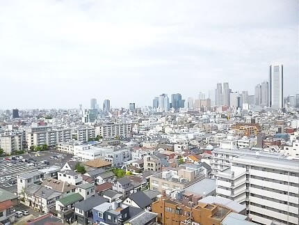 東京都渋谷区幡ヶ谷２丁目 眺望