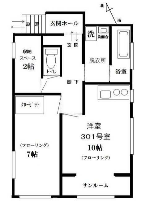 リバーサイド福島 間取り