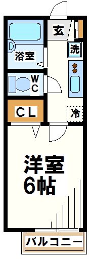 アーバインエイト   間取り