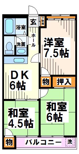 キャッスル邑乃  間取り