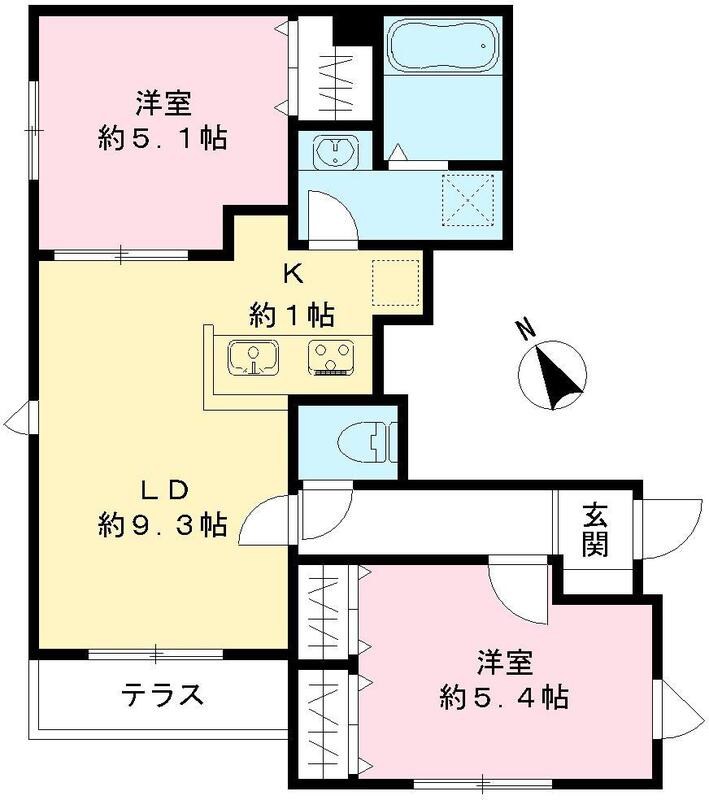 東京都世田谷区上北沢５丁目 間取り