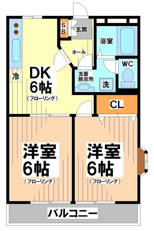 東京都中野区南台５丁目 間取り