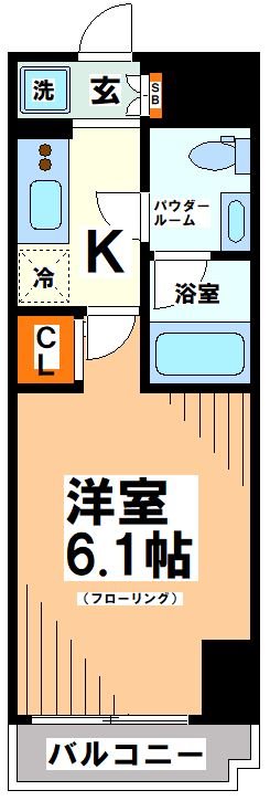 プレール・ドゥーク笹塚Ⅱ 間取り