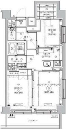東京都世田谷区松原２丁目 間取り
