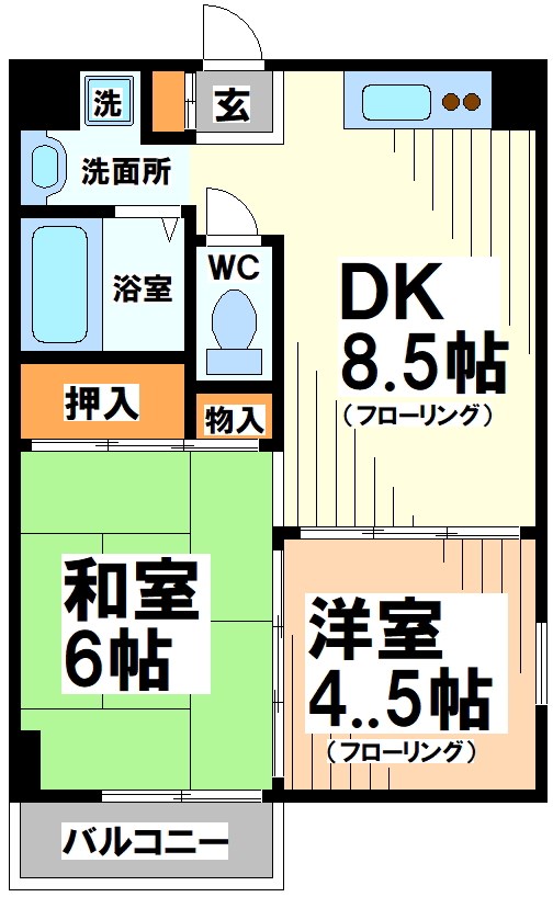 東京都杉並区高井戸東３丁目 間取り