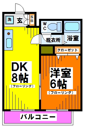 東京都杉並区下高井戸５丁目 間取り