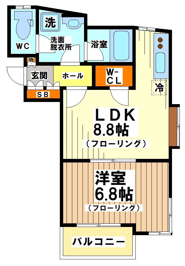 東京都渋谷区本町６丁目 間取り