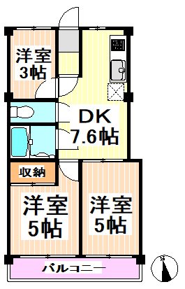 東京都世田谷区代田６丁目 間取り