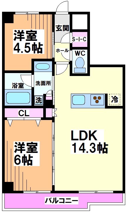 le Sud α（ラ　スイッド　アルファ） 間取り