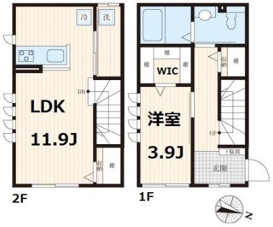 trois crique明大前（トロワ クリークメイダイマエ） 間取り