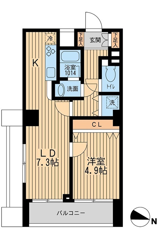 東京都渋谷区幡ヶ谷２丁目 間取り