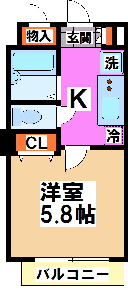 東京都渋谷区本町６丁目 間取り