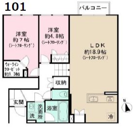 東京都世田谷区松原５丁目 間取り